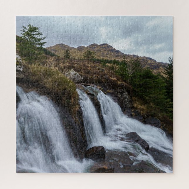 Loch Restil Waterfall Jigsaw Puzzle (Vertical)