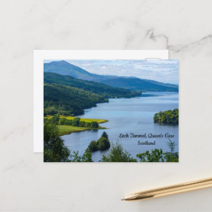 Loch Tummel from Queen's View, Scotland Postcard