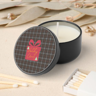 Lochaber Scottish Tartan Christmas Mini Candle Favors