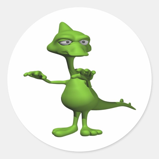 Lochness Monster Classic Round Sticker (Front)