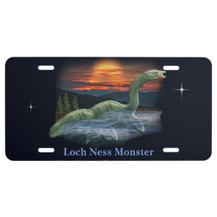 Lochness Monster License Plate