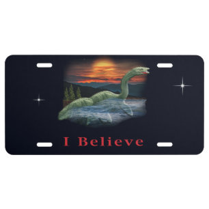 Lochness Monster t-shirt License Plate