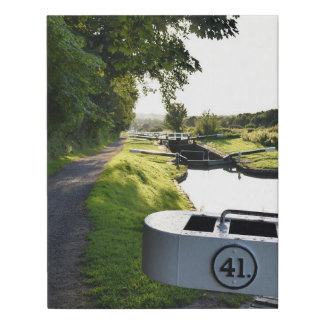 Lock 41 Devizes Faux Wrapped Canvas Small