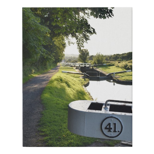 Lock 41 Devizes Faux Wrapped Canvas Small (Front)