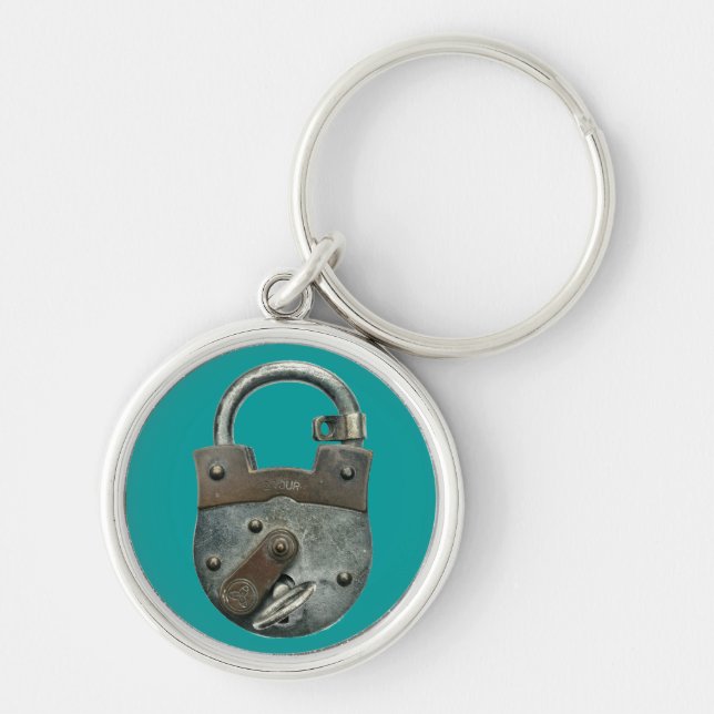  Lock and Key Keychain (Front)