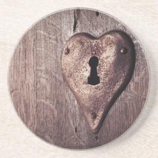 Lock Heart Coaster