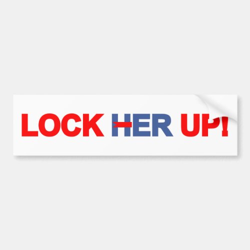Lock Her Up Bumper Sticker