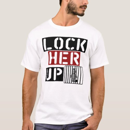 Lock Her Up Crooked Hillary Clinton 2016 T_Shirt