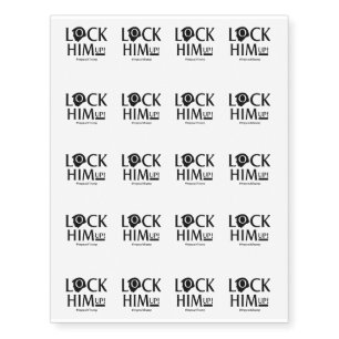 Lock Him Up Anti Trump Impeach Trump Temporary Tattoos
