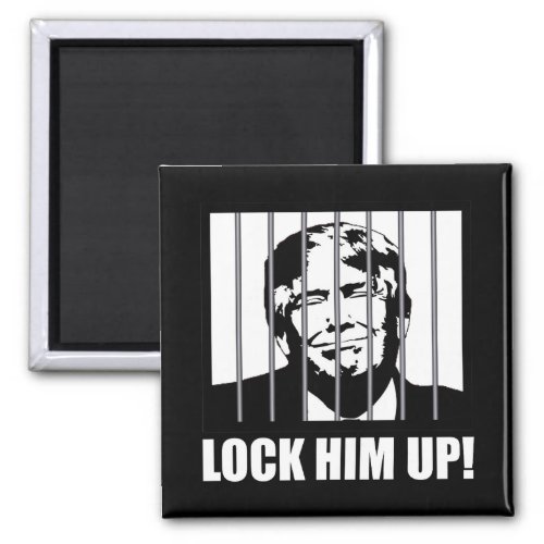Lock Him Up Anti_Trump Political Humor Magnet