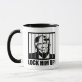 Guilty Donald Trump Mug Shot 10oz Mug Cup Funny Jail Lock Him Up Prison