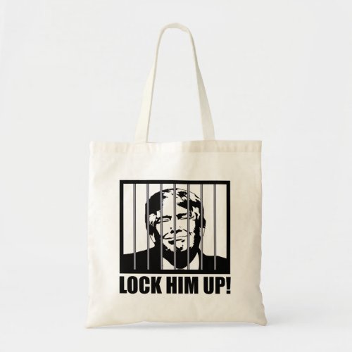 Lock Him Up Anti_Trump Political Humor Tote Bag