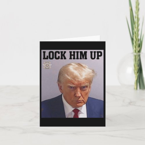 Lock Him Up Donald Trump Mug Shot S Anti Trump Gif Card