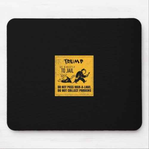 Lock Him Up Jail Trump Anti Trump Joe Biden Democr Mouse Pad