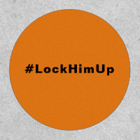 Lock him up #LockHimUp orange black minimalist