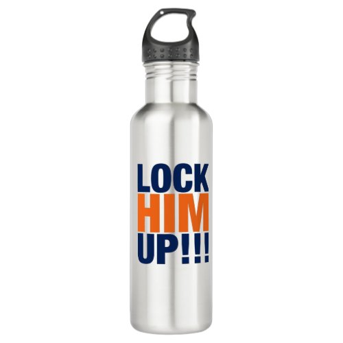 LOCK HIM UP STAINLESS STEEL WATER BOTTLE