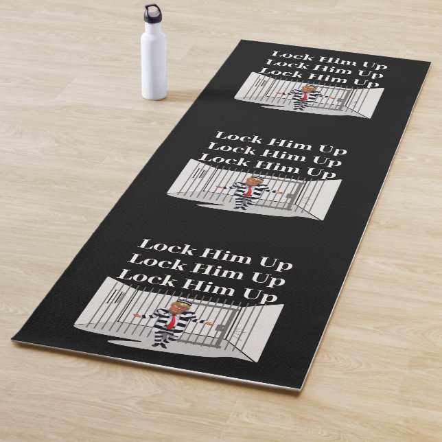 Lock Him Up Trump Yoga Mat (In Situ)
