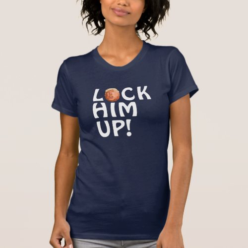 Lock Him Up With Trump Fat Face T_Shirt