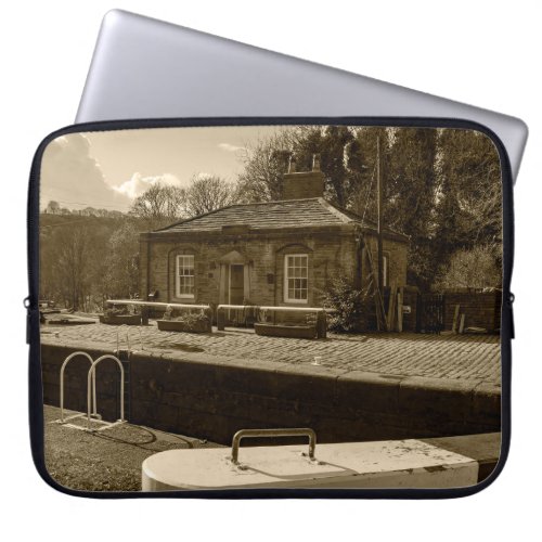 Lock Keepers Cottage at Salterhebble Laptop Sleeve