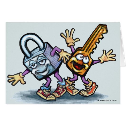 Lock n Key Cards (Front Horizontal)
