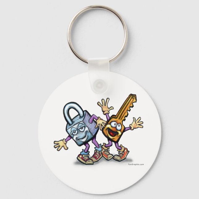 Lock n Key Keychain (Front)