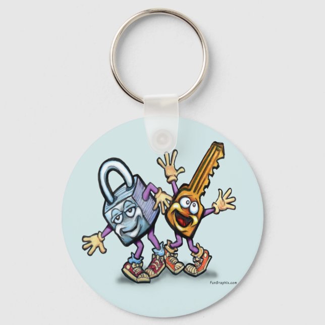 Lock n Key Keychain (Front)