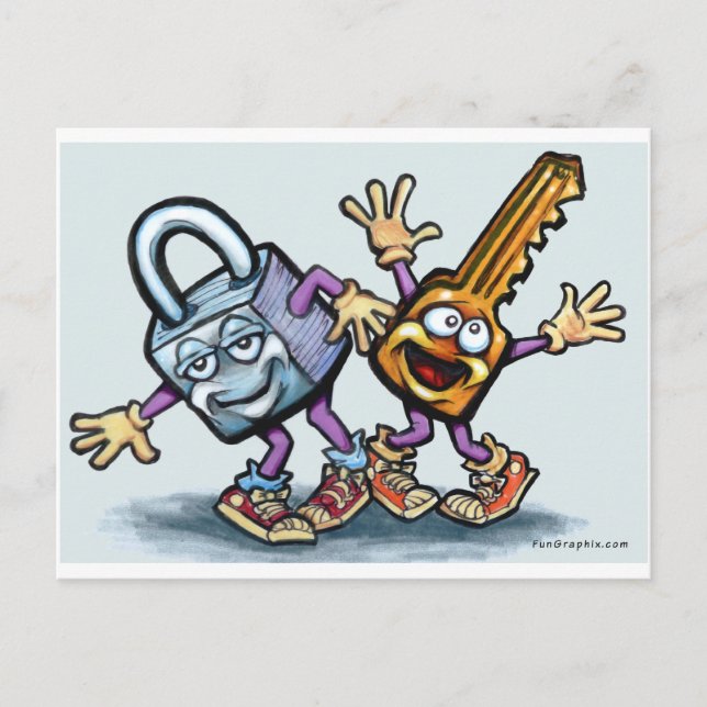 Lock n Key Postcard (Front)