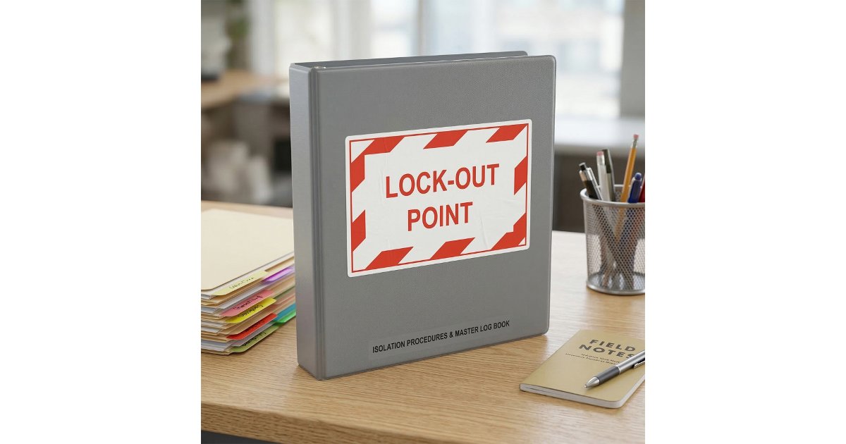 Lock Point Sticker Lock Out Point Safety Sign Rectangular Sticker | Zazzle