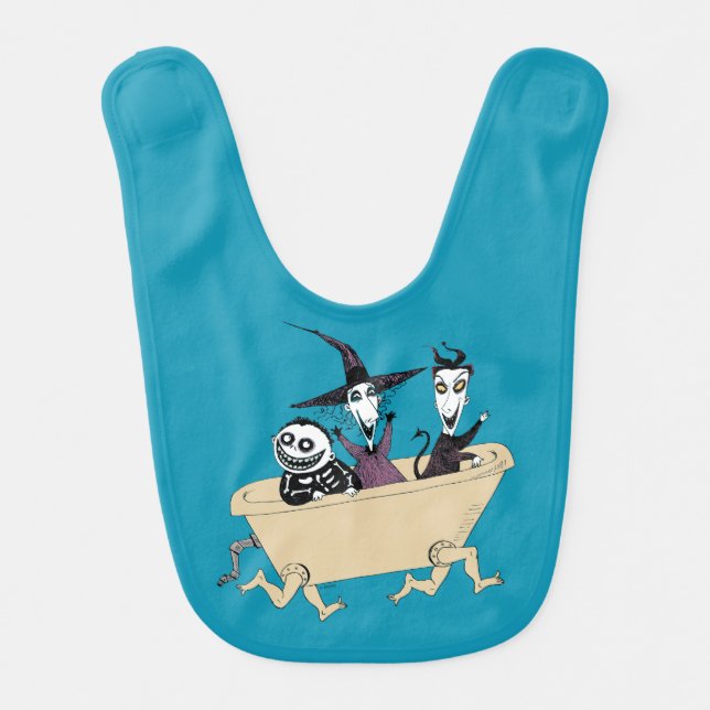 Lock, Shock & Barrel Baby Bib (Front)