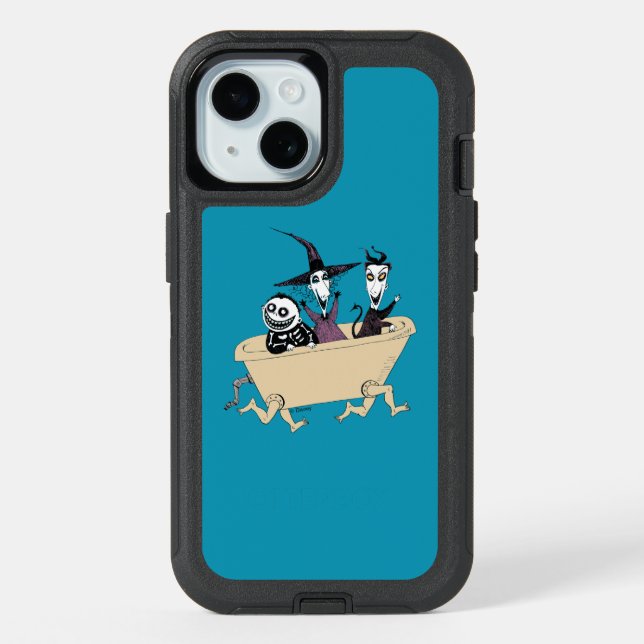 Lock, Shock & Barrel iPhone 15 Case (Back)