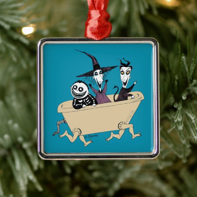 Lock, Shock & Barrel Metal Ornament (Tree)