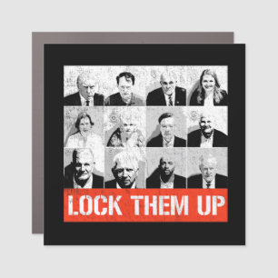 Lock Them Up: Trump Co-Defendant Mugshots Car Magnet
