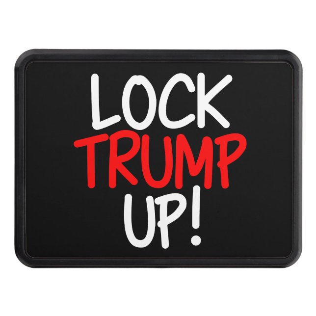 Lock Trump Up Political Hitch Cover (Front)