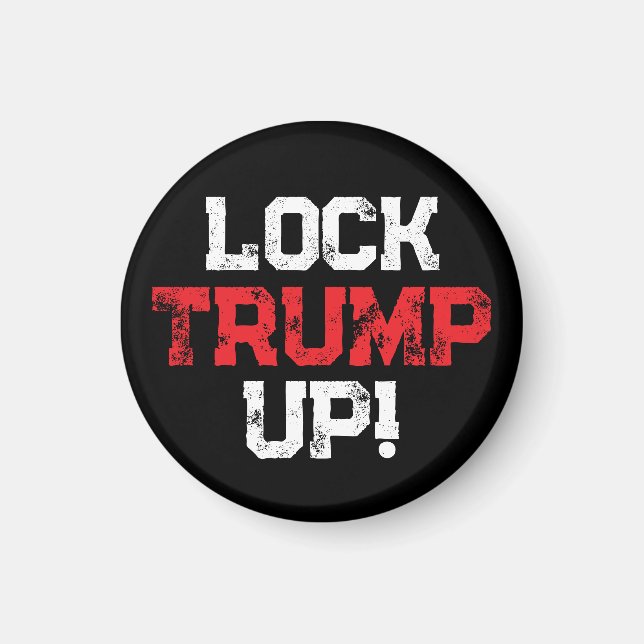 Lock Trump Up Political Magnet (Front)