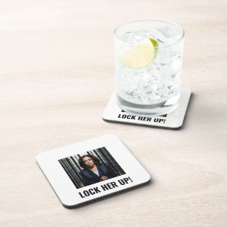 Lock Up Kamala Beverage Coaster