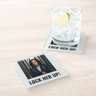 Lock Up Kamala Glass Coaster