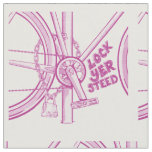 LOCK YOUR BICYCLE FABRIC