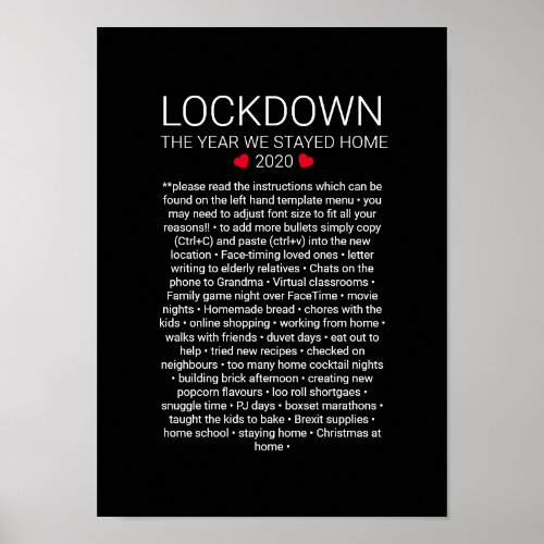 lockdown 2020 memories of covid 19 coronavirus poster
