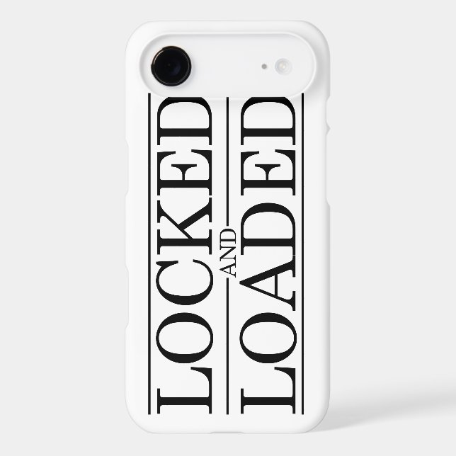 Locked and Loaded Chastity design Case-Mate iPhone Case (Back)