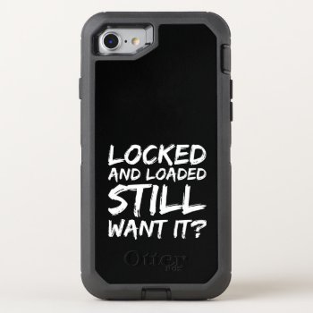 Locked And Loaded Otterbox Defender Iphone Se/8/7 Case by TeensEyeCandy at Zazzle