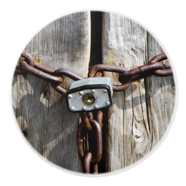 Locked! Ceramic Knob (Front)