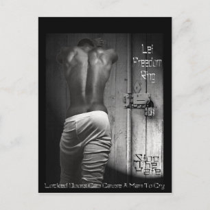 Locked Doors Can Cause A Man To Cry Postcard