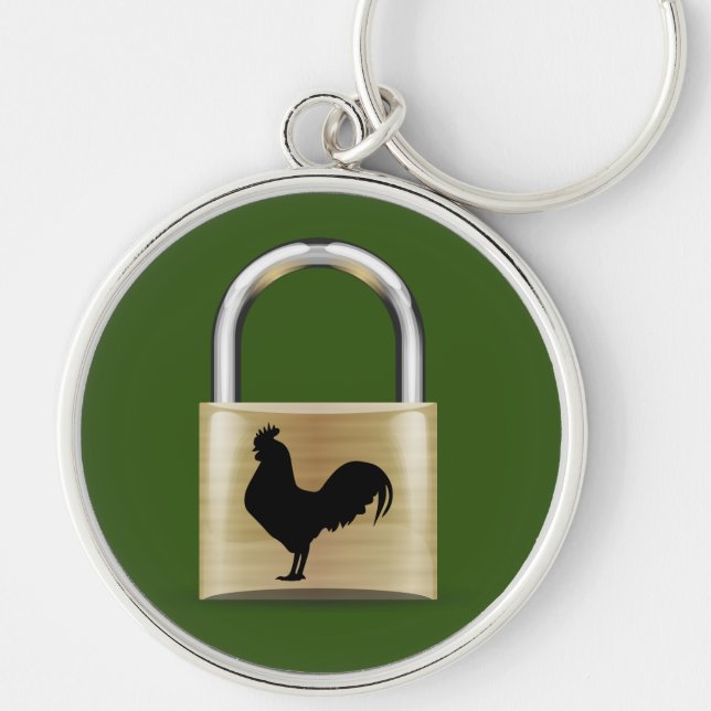 Locked in Chastity Keychain (Front)