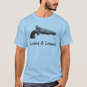 Locked loaded gun lovers men T-Shirt