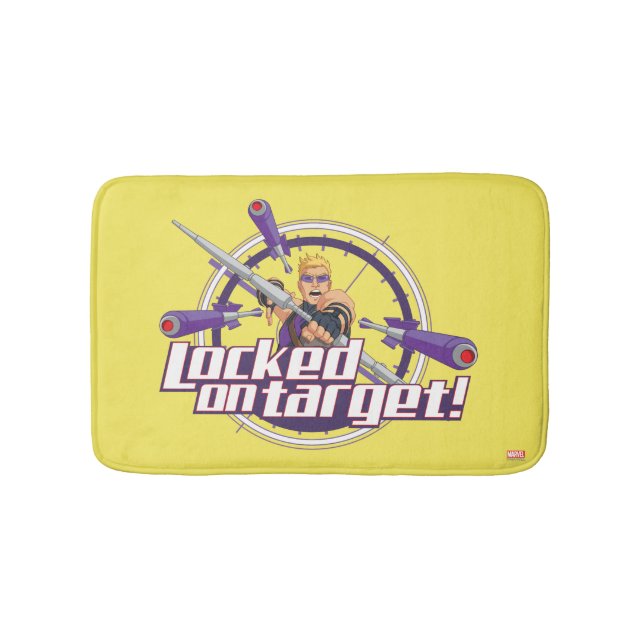 Locked On Target! Bathroom Mat (Front)