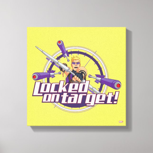 Locked On Target! Canvas Print (Front)