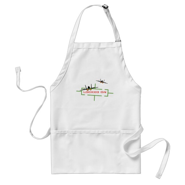 Locked On Target Display Adult Apron (Front)