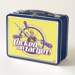 Locked On Target! Metal Lunch Box