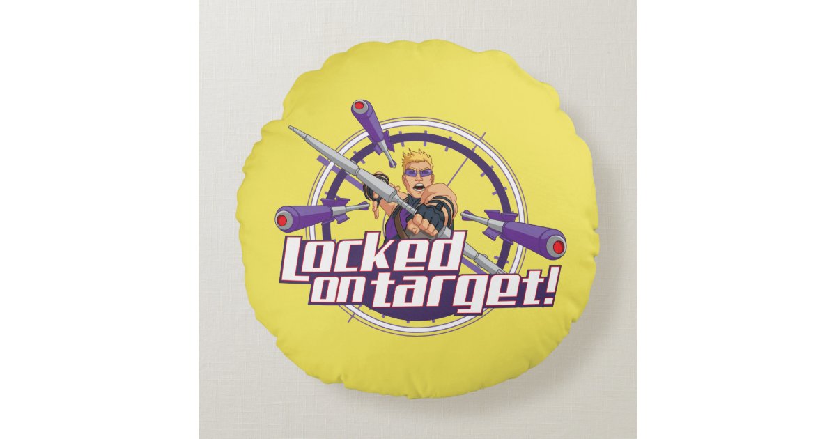 Locked On Target Round Pillow Zazzle Com Locked On Target Round Pillow Zazzle Com, Round Yellow Pillow Target