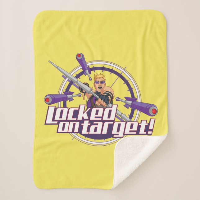 Locked On Target! Sherpa Blanket (Front)